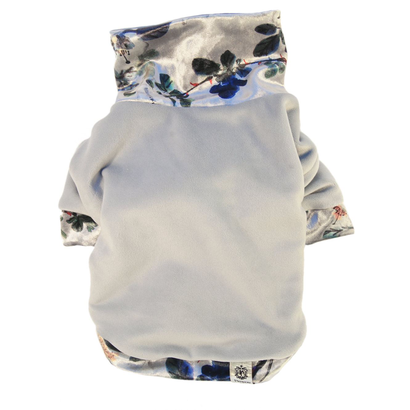 SAMPLE SALE - Bluza dla Psa | Silver Flowers - M zdjęcie 6