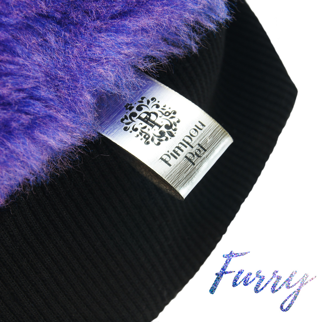 Fioletowe futerko dla psa |  Furry Violet zdjęcie 8